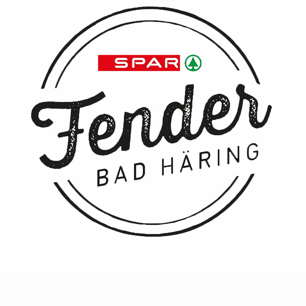 Logo von SPAR Fender Bad Häring mit stilisiertem Schriftzug und SPAR-Branding.